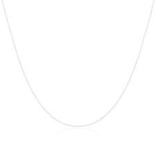 Image of 9ct White Gold Trace Chain 16" 18" 20" & 22"