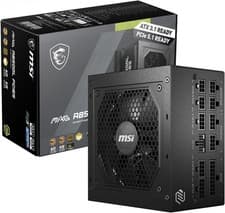 Image of MSI MAG A850GL PCIE5 850W 80 Plus Gold Fully Modular ATX 3.0 Power Supply Unit