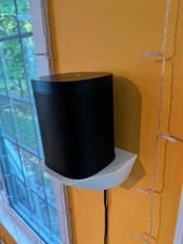 Image of Sonos One Wall Mount Bracket | Custom Speaker Shelf Holder | Play:1 Compatible