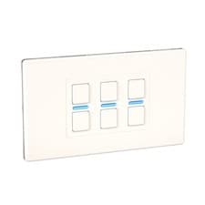 Image of Lightwave LP23MK2 Smart Dimmer with Energy Monitoring Stainless Steel 3 Gang