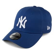 Image of New Era 9FORTY New York Yankees Baseball Cap - MLB League Essential - Royal Blue