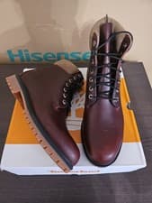 Image of Timberland Mens Heritage 6 Inch Lace Up Boots Burgundy Full Grain Uk 10