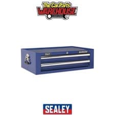 Image of Sealey AP26029TC Superline PRO Mid-Box Tool Chest 2 Drawer - Blue