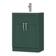 Image of Belofay Floor Standing Vanity Unit with basin | Bathroom Vanity Unit with basin