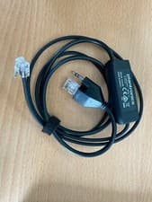 Image of New Plantronics APS-11 Electronic Hook Switch Cable for Aastra Phones