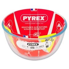 Image of Pyrex 1.0L Glass Mixing Bowl Small Size Oven Dishwasher Safe Kitchen Cookware