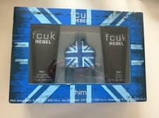 Image of FCUK Rebel for Him Gift Set 100ml EDT, 200ml Shower Gel, 200ml Aftershave Balm