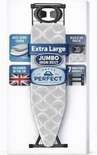 Image of Extra Large Ironing Board Foldable Adjustable Height Iron Rest Clothe Laundry UK