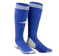 Image of Adidas Sports Socks Knee Stockings Running Football Support Blue/White 37 38 39