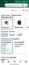 Image of Garmin epix Pro Gen2 Sapphire Smartwatch 47mm - Stone White (010-02804-11)