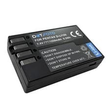 Image of Hi-Capacity Battery for Pentax D-LI109 | KP K-30 K-50 K-70 K-500 K-r K-S1 K-S2