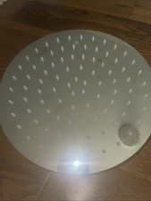 Image of Ceiling mounted shower head, good quality, chrome