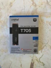 Image of Crucial T705 2TB SSD PCIe Gen5 NVMe M.2 ✅ BOXED ✅