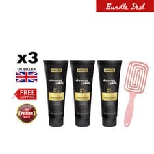 Image of 3 x Osmo Chromaplex #5 Bond Conditioner 250ml + Styling Hair Brush