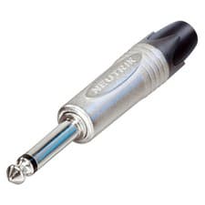 Image of Neutrik 2-Pole 6.35mm Mono Jack Plug