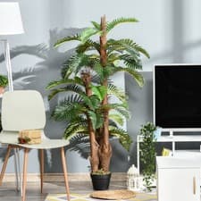 Image of Artificial Fern Plant Fake Tree Potted Home Office Décor, 150cm