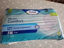 Image of Tena ProSkin Comfort Plus Compact Incontinence Pads, 42-Pack