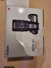 Image of Canon EOS 5D Mark IV 30.4MP DSLR Camera body +Canon EF 24-105mm F/4 L IS II USM