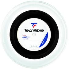 Image of Tecnifibre MULTIFEEL Tennis Racket String - 1.25mm/17 - 200m Reel - Black