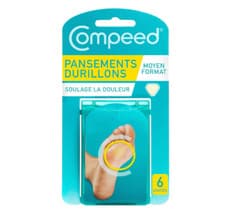 Image of Callus Plasters, 6 Hydrocolloid Plasters, Foot Treatment, Fast Natural