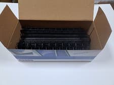 Image of BRAND NEW BOX OF 100x GBC SUREBIND A4 25mm BLACK BINDING STRIPS 1132850