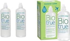Image of Biotrue Bundle, Multi-Purpose Soft Contact Lens Solution, 2 x 300 ml and Flight