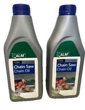 Image of 2x ALM Manufacturing OL203 Chainsaw Chain Oil 1L For All Types of Chainsaw Chain