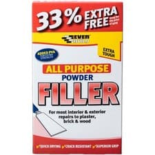 Image of Everbuild All Purpose Powder Filler – Suitable for Interior and 600g, clear 