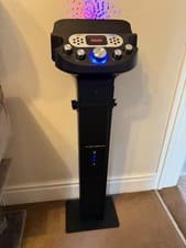 Image of Easy Karaoke EKS468BT Bluetooth Smart Karaoke System 4 Mics Disco Lights 100W