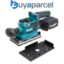 Image of Makita DBO380Z 18v LXT 1/3 Sheet Brushless Finishing Sander Cordless - Bare