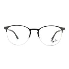 Image of Ray-Ban Glasses Frames 6375 2861 Silver on Top Black 51mm