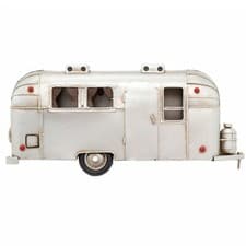 Image of Vintage Metal Retro Camper Caravan Wall Decoration Wall Hanging Art 38x6x17cm