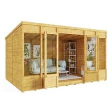 Image of Garden Room Garden Office Summerhouse 8x8 - 16x8 Heavy Duty Wooden T&G BillyOh