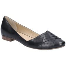 Image of Hush Puppies Womens/Ladies Marley Ballerina Leather Slip On FS6113