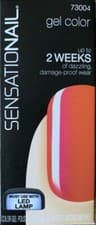 Image of SENSATIONAIL gel colour nail polish 2 weeks wear tropical punch 7.39ml *3 FOR 2*