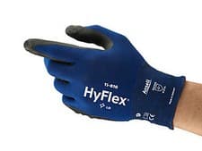 Image of PROTECTIVE GLOVES HYFLEX NITRILE FOAM NYLON SPANDEX SIZE: 9/L 12 PAIRS CO...