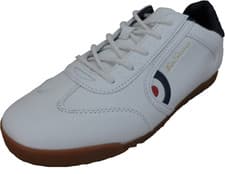 Image of Mens Ben Sherman White Target Trainers