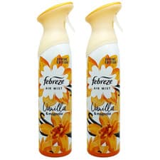 Image of 2x Febreze Air Freshener Spray - Vanilla & Magnolia - 185ml