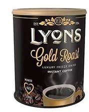Image of Lyons Gold Roast Instant Coffee 750g Tin - Rich Freeze-Dried Blend