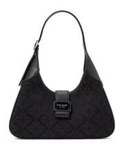 Image of Kate Spade Spade Flower Jacquard Nouveau Small Shoulder Bag ~NWT~ Black