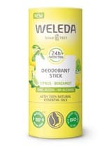Image of Weleda Citrus & Bergamot Solid Deodorant 50g - 2 Pack