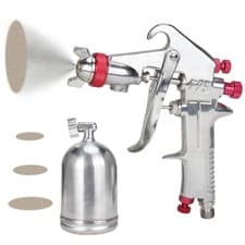 Image of HVLP Air Spray Gun 1.5mm Nozzle Gravity Feed Auto Car Detail Paint Sprayer 450ml