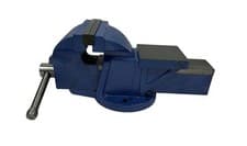 Image of Heavy Duty Bench Vice 8″ Fixed Type With Swivel Base – 25kg Workshop 200mm