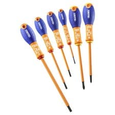 Image of Expert by Facom 6 Piece VDE Insulated Screwdriver Set
