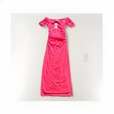 Image of QUIZ Bardot Off Shoulder Dress
