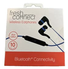Image of Fresh Connet Bluetooth Earphones Wireless Blue Edition New