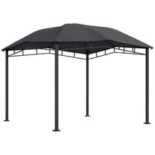 Image of Outsunny 3x3(m) Outdoor Patio Gazebo Pavilion Canopy Tent Steel Frame Grey