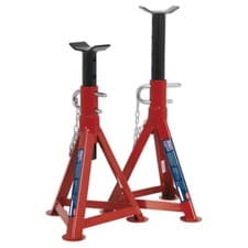 Image of Sealey As2500 Axle Stands 2.5Tonne Capacity Per Stand 5Tonne Per Pair