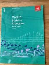 Image of Violin Scales & Arpeggios, ABRSM Grade 1  from 2012 Violin  Music Book - NEW