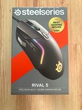 Image of SteelSeries Rival 5 Gaming Mouse RGB Wired USB 9 Butto Lightweight 85g Boxed